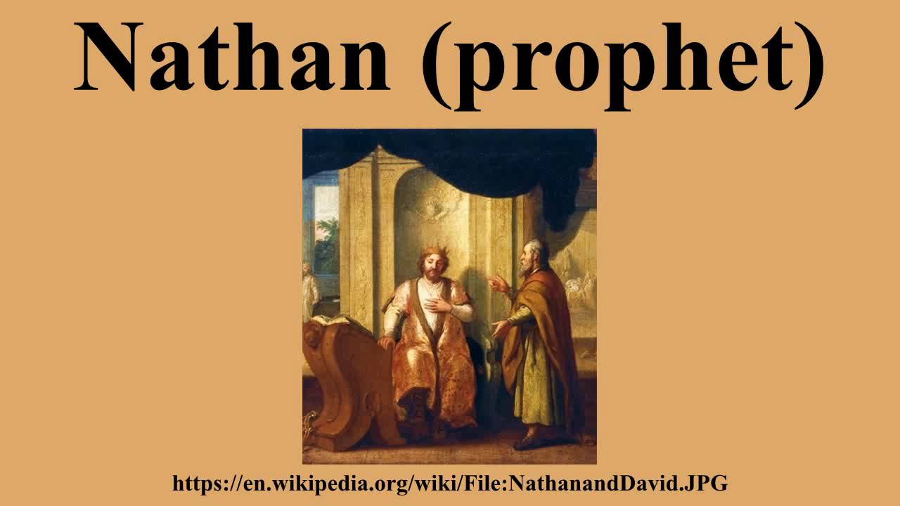 history of nathan the prophet